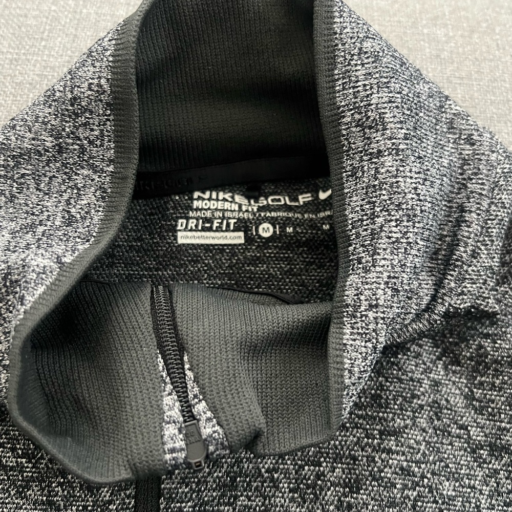 Nike Gray Half-Zip Pullover - image 2